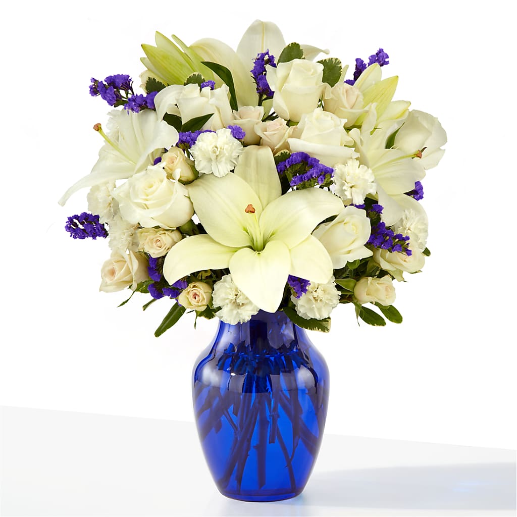 Sapphire Rush Bouquet – GOD'S GARDEN FLOWER SHOP, Lancaster CA