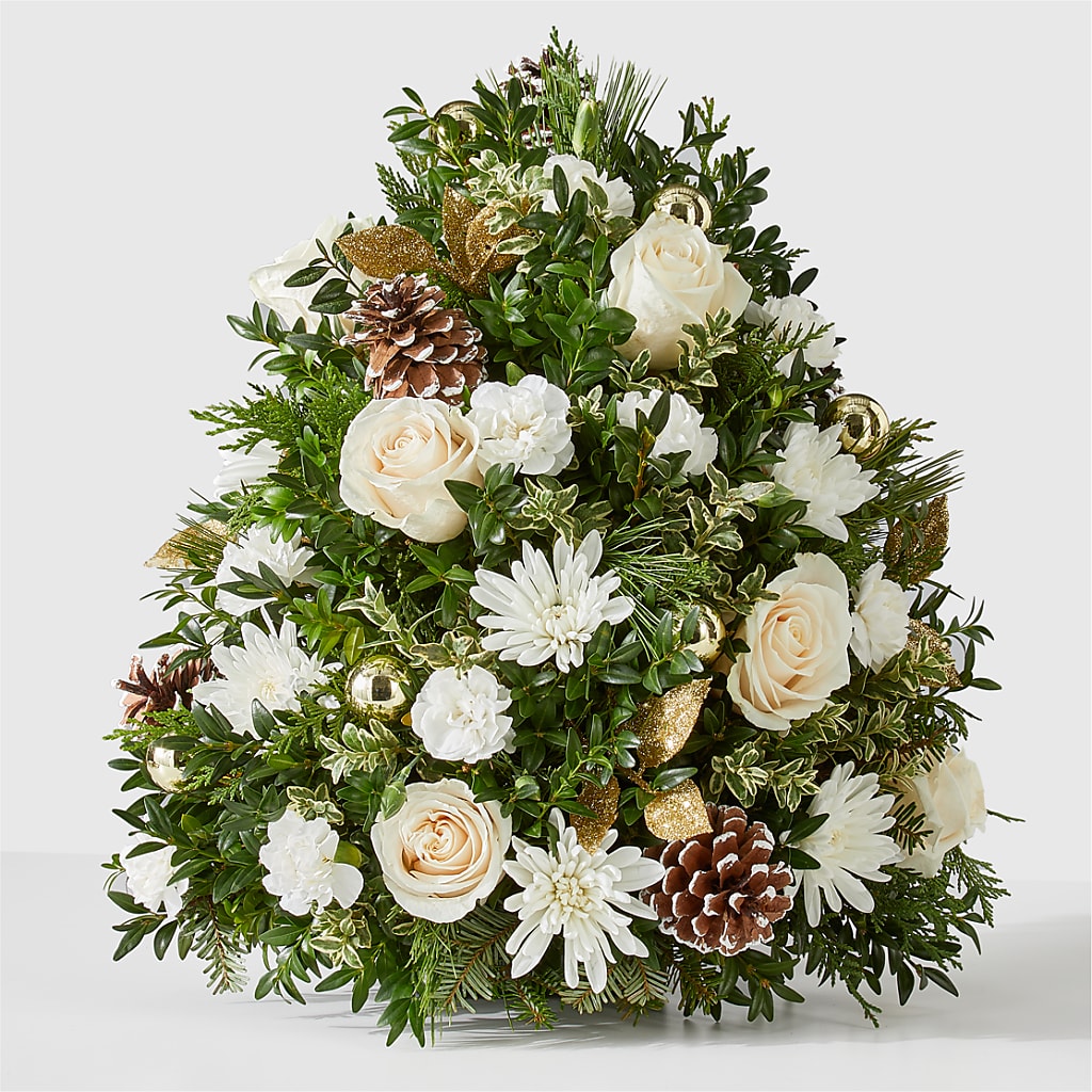 Snowed In Tree – GOD'S GARDEN FLOWER SHOP, Lancaster CA