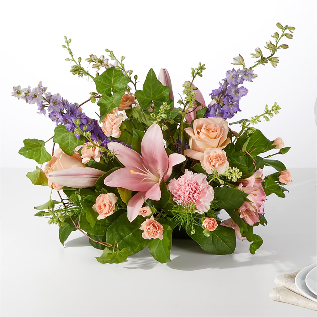 Blossom Time Centerpiece – GOD'S GARDEN FLOWER SHOP, Lancaster CA