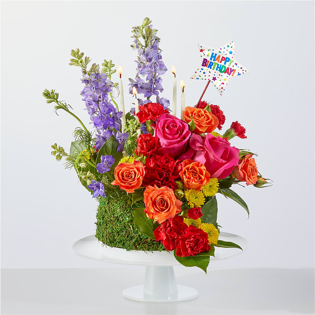 Best Year Yet Floral Cake – GOD'S GARDEN FLOWER SHOP, Lancaster CA