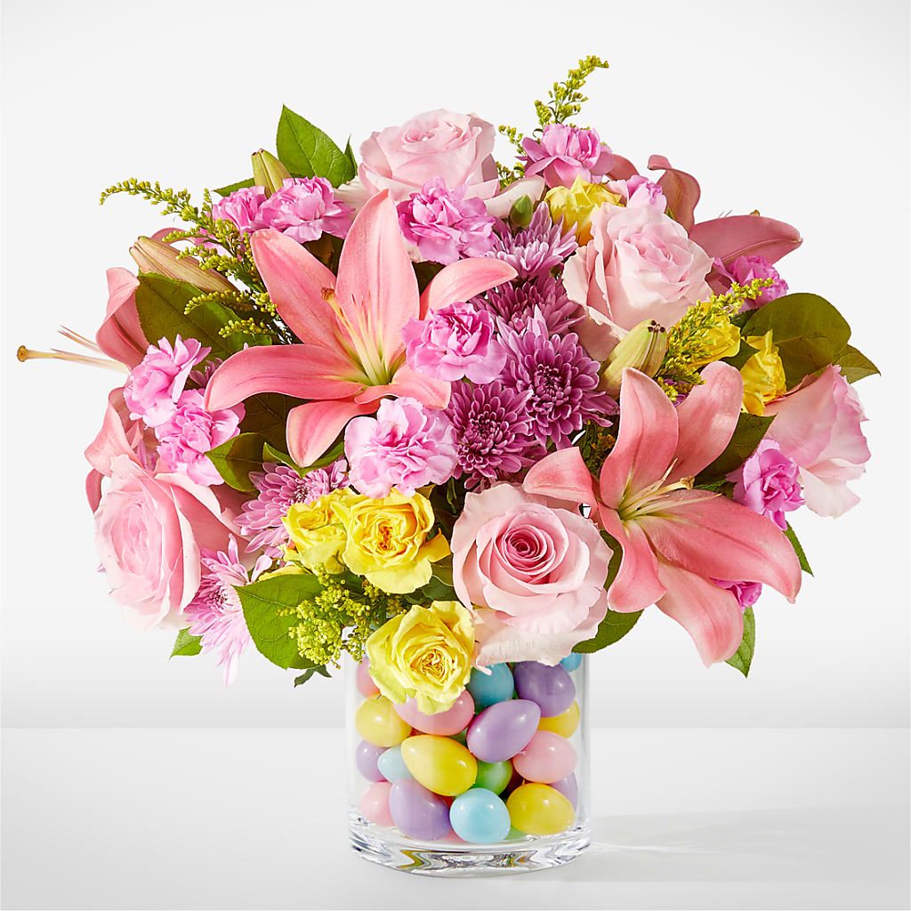 Easter Egg Hunt Bouquet – GOD'S GARDEN FLOWER SHOP, Lancaster CA