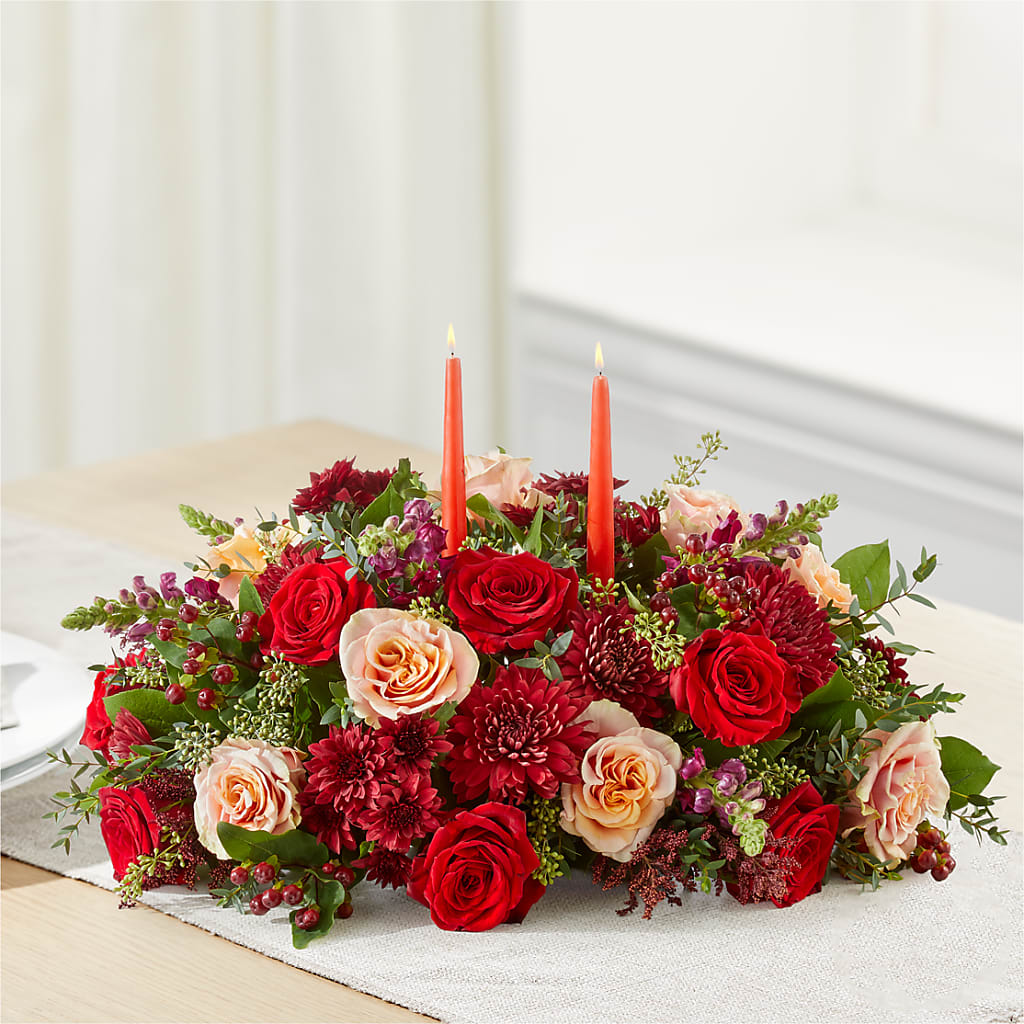Most Thankful Centerpiece – GOD'S GARDEN FLOWER SHOP, Lancaster CA