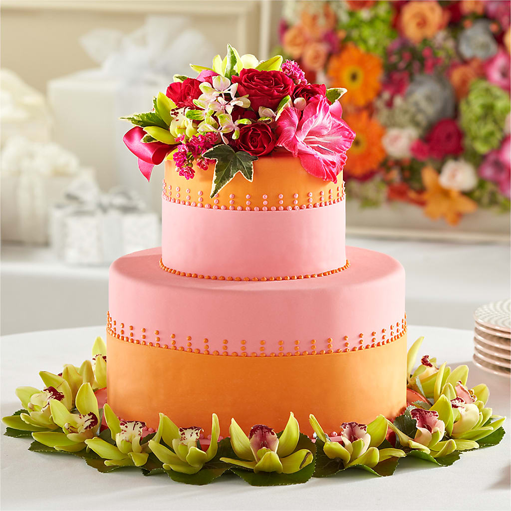 Sweet Citrus Cake Decor – GOD'S GARDEN FLOWER SHOP, Lancaster CA