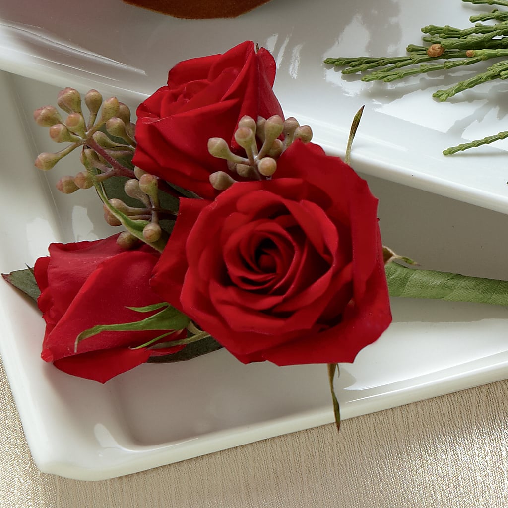 Red Spray Rose Boutonniere – GOD'S GARDEN FLOWER SHOP, Lancaster CA
