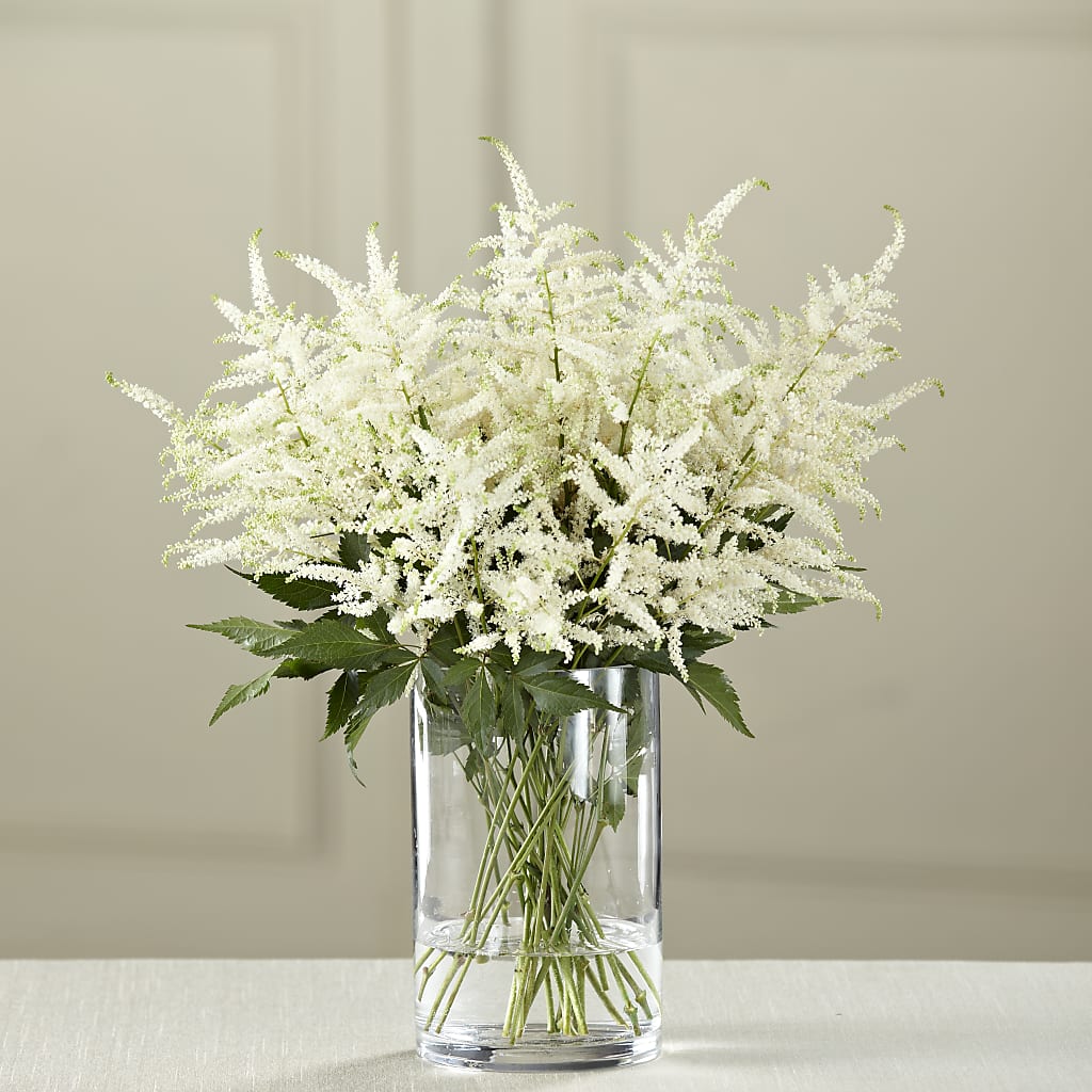 White Astilbe Bouquet – GOD'S GARDEN FLOWER SHOP, Lancaster CA
