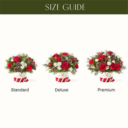 Jolly Snowman Bouquet – GOD'S GARDEN FLOWER SHOP, Lancaster CA