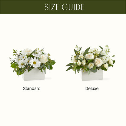 Fresh Linen Box Bouquet – GOD'S GARDEN FLOWER SHOP, Lancaster CA