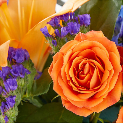 Radiant Citrus Box Bouquet – GOD'S GARDEN FLOWER SHOP, Lancaster CA