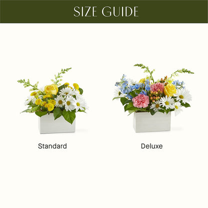 Sun Salutation Box Bouquet – GOD'S GARDEN FLOWER SHOP, Lancaster CA
