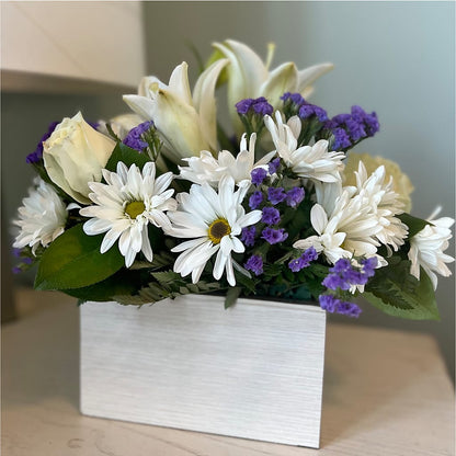 Beyond Blue Box Bouquet – GOD'S GARDEN FLOWER SHOP, Lancaster CA
