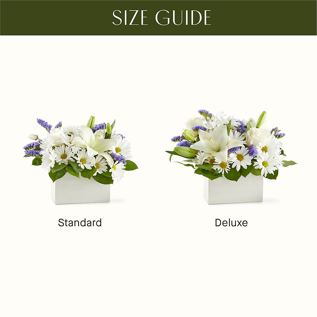Beyond Blue Box Bouquet – GOD'S GARDEN FLOWER SHOP, Lancaster CA