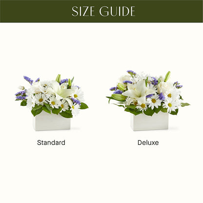 Beyond Blue Box Bouquet – GOD'S GARDEN FLOWER SHOP, Lancaster CA