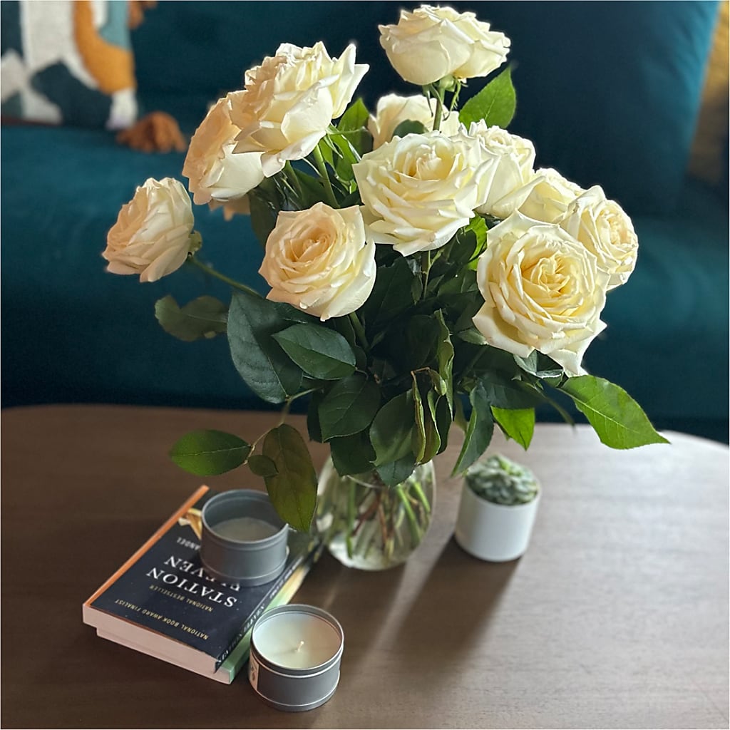 Long Stem Yellow Rose Bouquet – GOD'S GARDEN FLOWER SHOP, Lancaster CA
