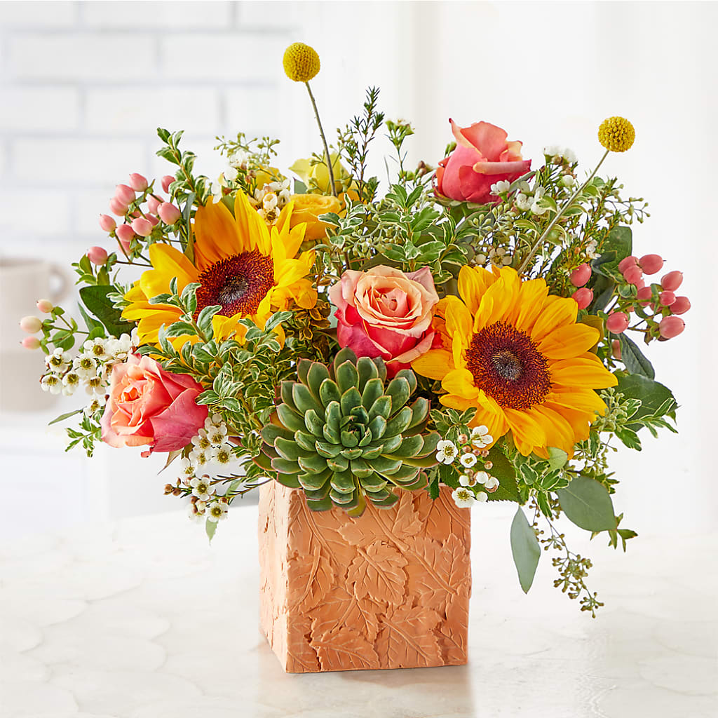 Sunflower Season Bouquet – GOD'S GARDEN FLOWER SHOP, Lancaster CA