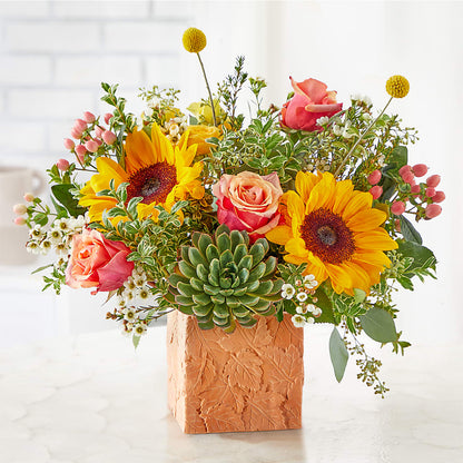 Sunflower Season Bouquet – GOD'S GARDEN FLOWER SHOP, Lancaster CA