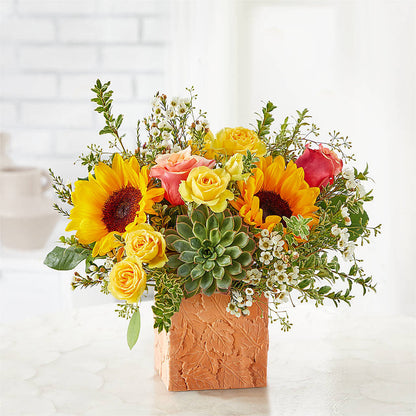 Sunflower Season Bouquet – GOD'S GARDEN FLOWER SHOP, Lancaster CA