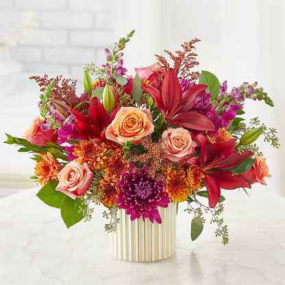 Burgundy Landscape Bouquet – GOD'S GARDEN FLOWER SHOP, Lancaster CA