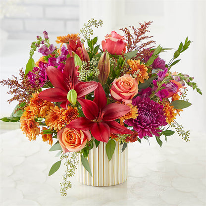 Burgundy Landscape Bouquet – GOD'S GARDEN FLOWER SHOP, Lancaster CA