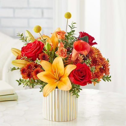Scarlet Skies Bouquet – GOD'S GARDEN FLOWER SHOP, Lancaster CA