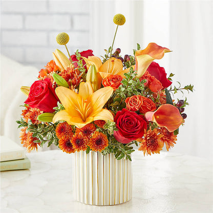Scarlet Skies Bouquet – GOD'S GARDEN FLOWER SHOP, Lancaster CA