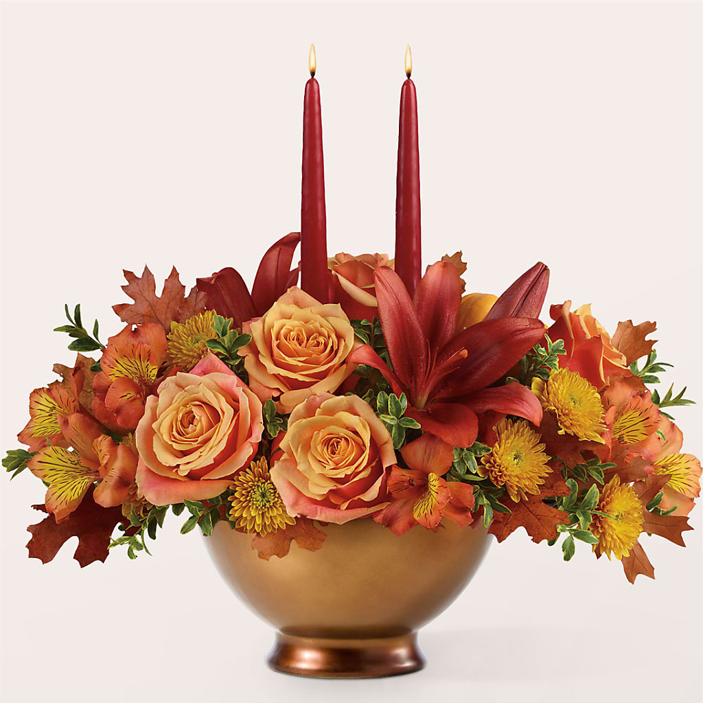 Harvest Table Centerpiece – GOD'S GARDEN FLOWER SHOP, Lancaster CA