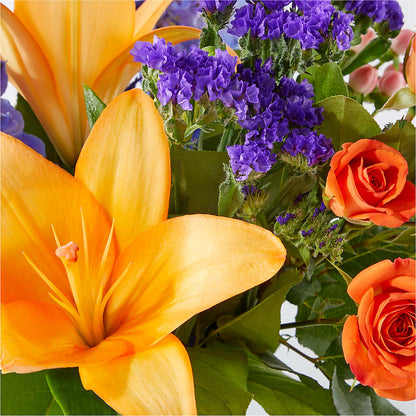 Radiant Citrus Bouquet – GOD'S GARDEN FLOWER SHOP, Lancaster CA