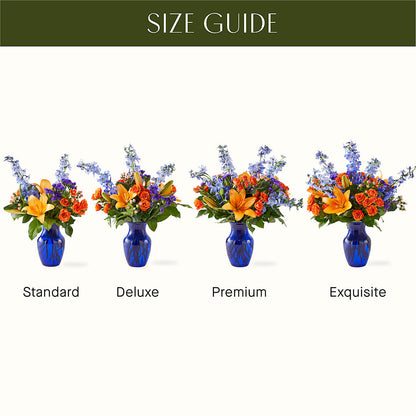 Radiant Citrus Bouquet – GOD'S GARDEN FLOWER SHOP, Lancaster CA