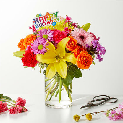 Cue the Confetti - A Florist Original – GOD'S GARDEN FLOWER SHOP, Lancaster CA