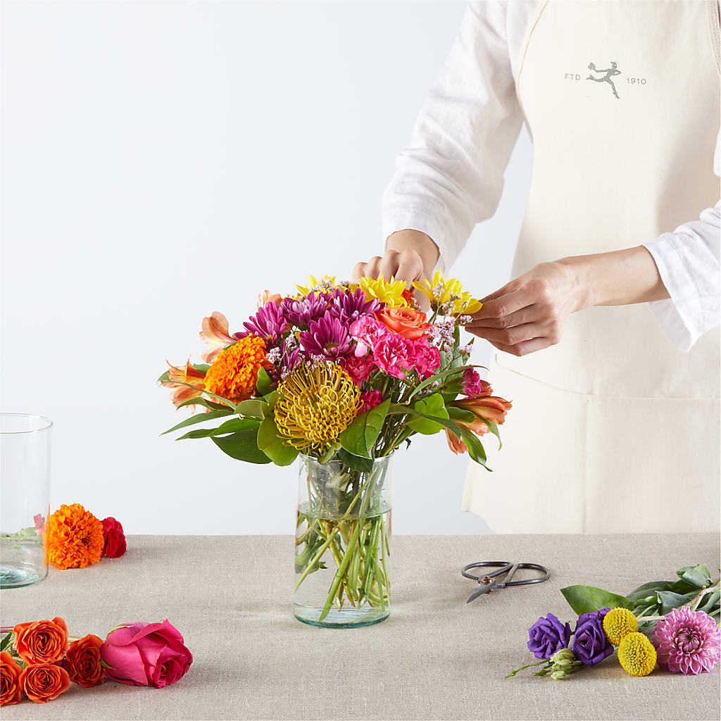 Feast of Color – A Florist Original – GOD'S GARDEN FLOWER SHOP, Lancaster CA