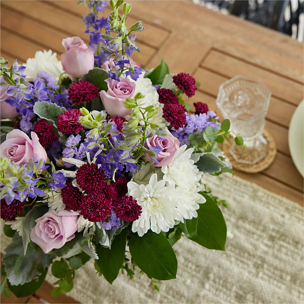 Violet Frost Bouquet – GOD'S GARDEN FLOWER SHOP, Lancaster CA