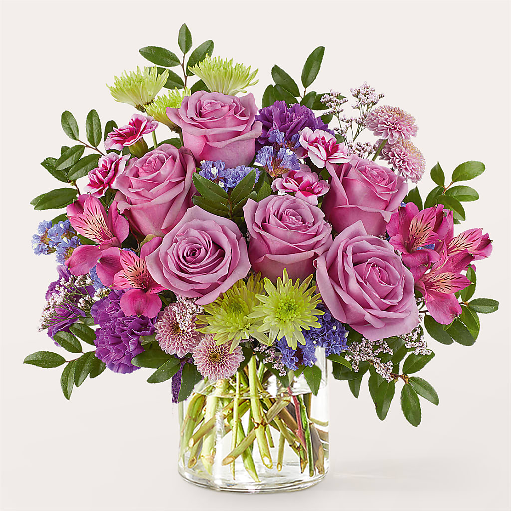 Glass Half Full Bouquet – GOD'S GARDEN FLOWER SHOP, Lancaster CA