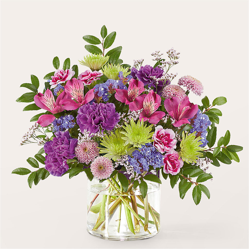 Glass Half Full Bouquet – GOD'S GARDEN FLOWER SHOP, Lancaster CA
