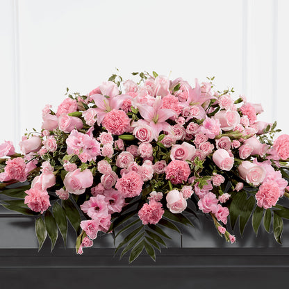 Garden of Comfort Casket Spray (Standard) – GOD'S GARDEN FLOWER SHOP, Lancaster CA
