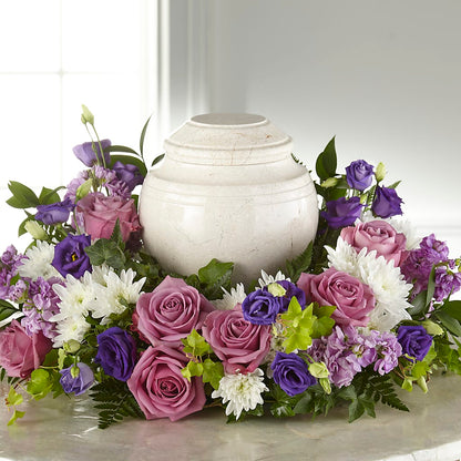 Blooming Sympathy Cremation Adornment – GOD'S GARDEN FLOWER SHOP, Lancaster CA