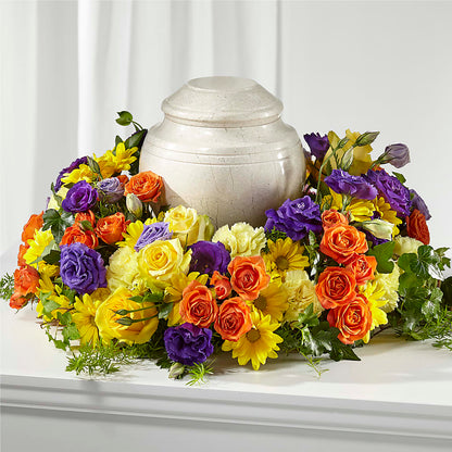 Blossoms of Remembrance Cremation Adornment – GOD'S GARDEN FLOWER SHOP, Lancaster CA