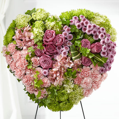 Heartwarming Standing Heart – GOD'S GARDEN FLOWER SHOP, Lancaster CA