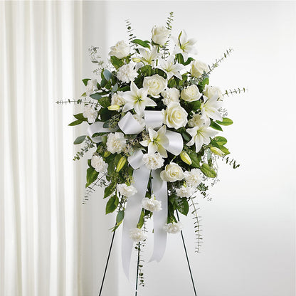 With Care Standing Spray – GOD'S GARDEN FLOWER SHOP, Lancaster CA