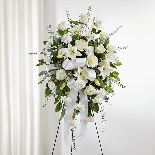 With Care Standing Spray – GOD'S GARDEN FLOWER SHOP, Lancaster CA