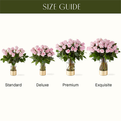 Picture Perfect Pink Rose Bouquet – GOD'S GARDEN FLOWER SHOP, Lancaster CA