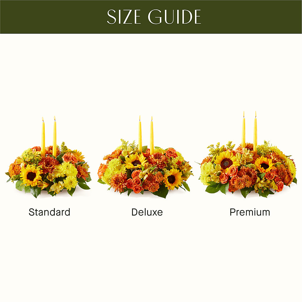Autumn Harmony Centerpiece – GOD'S GARDEN FLOWER SHOP, Lancaster CA