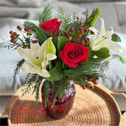 Evergreen Delight Bouquet – GOD'S GARDEN FLOWER SHOP, Lancaster CA