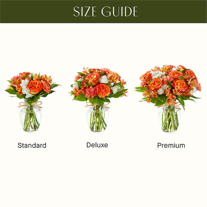 Apricot Glow Bouquet – GOD'S GARDEN FLOWER SHOP, Lancaster CA