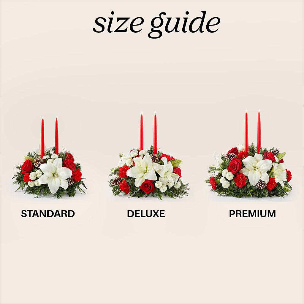 Seasonal Festivities Centerpiece – GOD'S GARDEN FLOWER SHOP, Lancaster CA