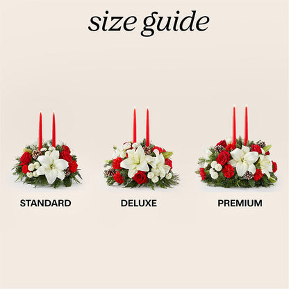 Seasonal Festivities Centerpiece – GOD'S GARDEN FLOWER SHOP, Lancaster CA