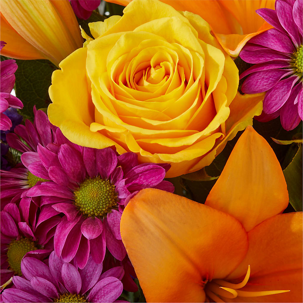 Colorful Visions Bouquet – GOD'S GARDEN FLOWER SHOP, Lancaster CA