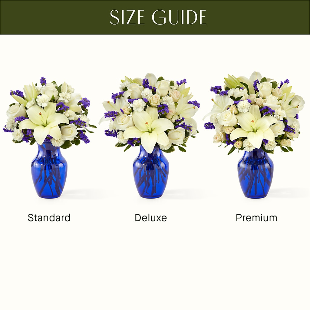 Sapphire Rush Bouquet – GOD'S GARDEN FLOWER SHOP, Lancaster CA
