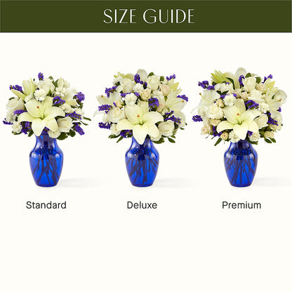Sapphire Rush Bouquet – GOD'S GARDEN FLOWER SHOP, Lancaster CA