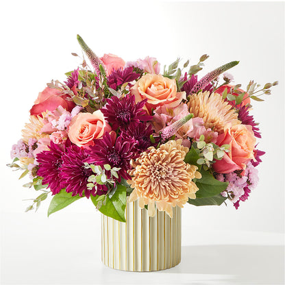 Berry Cobbler Bouquet with Ivory Vase – GOD'S GARDEN FLOWER SHOP, Lancaster CA