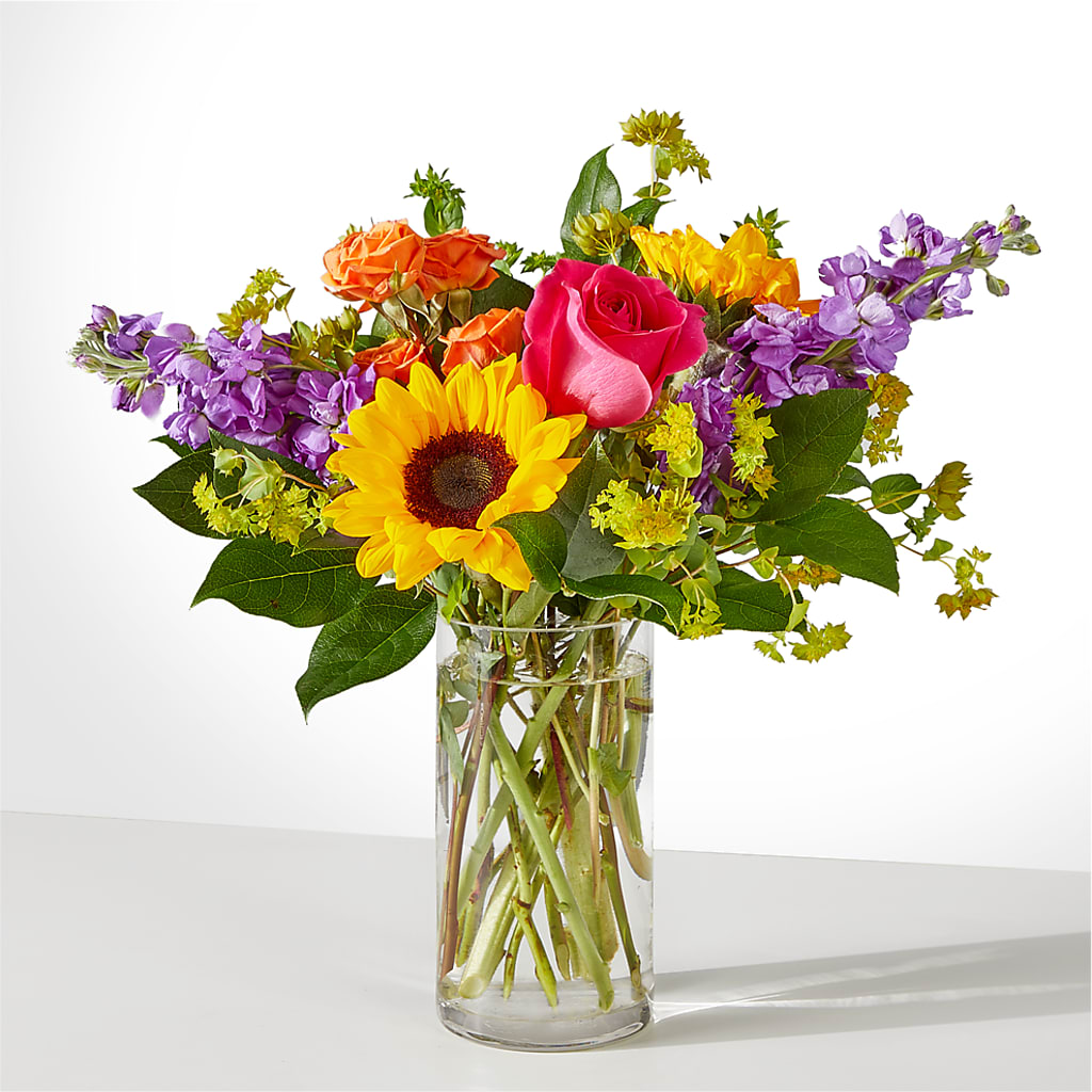 Vibrant Greetings Bouquet – GOD'S GARDEN FLOWER SHOP, Lancaster CA
