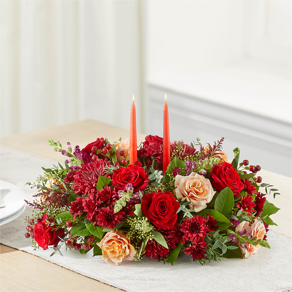 Most Thankful Centerpiece – GOD'S GARDEN FLOWER SHOP, Lancaster CA